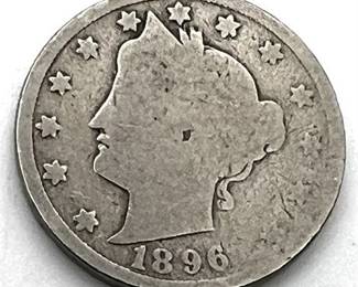 Lot 012   2 Bid(s)
1896 Silver Liberty Head V Nickel