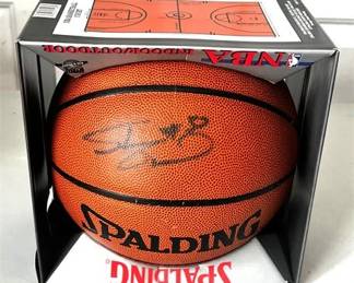 Lot 129   1 Bid(s)
Shaquille O'Neal Autographed Basketball w/COA and Stand