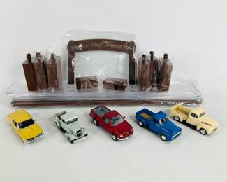 The National Motor Museum Mint Diecast Cars and 12 Car Display Case