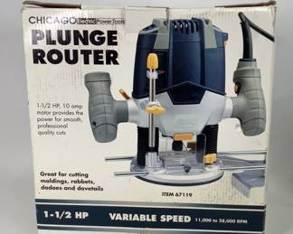Chicago Electric Plunge Router
