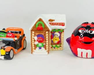  3 M&M's Ceramic Pieces