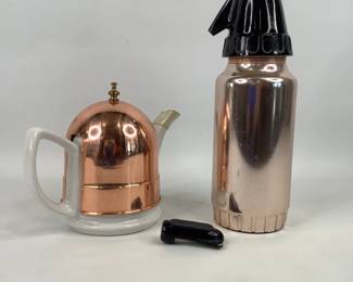 Baker, Hart, & Stuart Teapot And Sparklet Soda Syphon