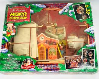 Mickey's Clock Shop Animated Christmas Set
