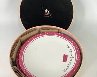 allmark- Barbie 45th Anniversary Dessert Plates

