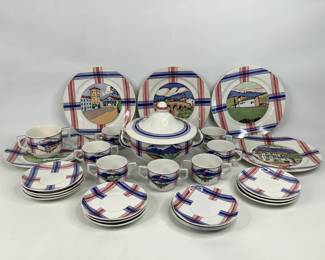 Antique Ramuntcho Fatenceries de Sarreguemines China