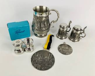Pewter Steins, Tankards and more