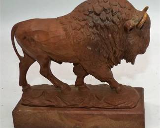 Lot 028   1 Bid(s)
Buffalo figure