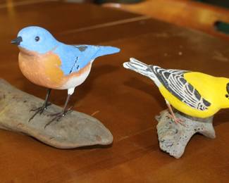 Wood Bird Carvings by Richard Ellinger, Award Winning Carver