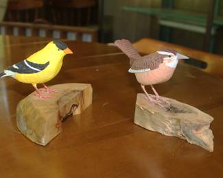 Wood Bird Carvings by Richard Ellinger, Award Winning Carver
