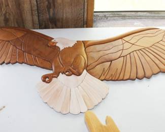 Eagle Wood Carving