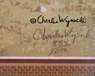 Pencil Signed Print by Charles Wysocki - 854/1000