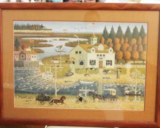 Pencil Signed Print by Charles Wysocki