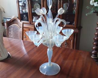1930s Alfredo Barbini glass lamp 