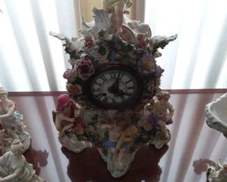 Meissen clock 