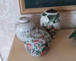 Ginger jars (with COAs)