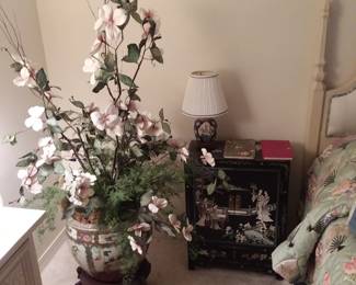 Oriental plant, oriental cabinet