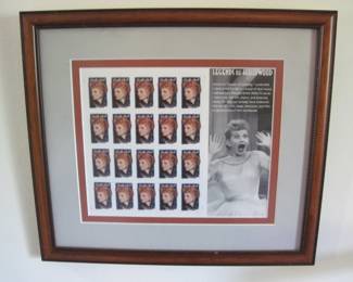 Framed Lucy Stamp Art