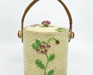 Lot 216  
Vintage Japanese Ceramic Biscuit Jar