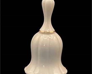 Lot 385  
Lenox Tulip Dinner Bell White with Gold Trim