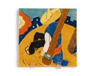 San Jose Pottery dir. Ethel Wilson Harris, San Antonio, Texas, ceramic tile