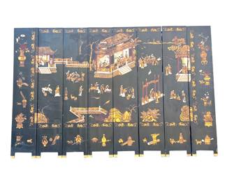 EIGHT PANEL ASIAN SCREEN | 