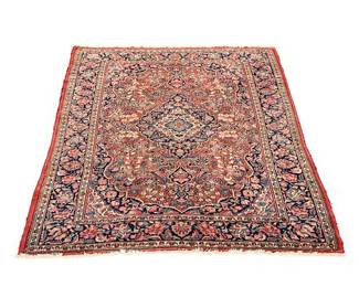 ANTIQUE MEDALLION RUG | l. 77 x w. 51 in.