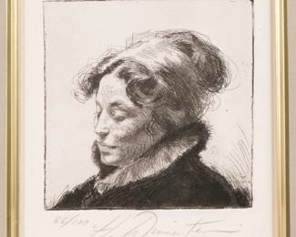 EUROPEAN SCHOOL (20TH CENTURY), ETCHING | Ed. 66/1005 x 4.5 in. Sight. Indistinctly signed - w. 12.5 x h. 13 in.