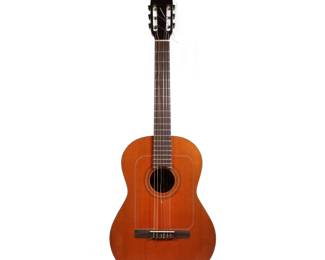 GUILD MARK II CLASSICAL GUITAR | Nylon string guitar, c. 1960s-1970s with solid top, made in USA s/n 96017 - l. 39 x w. 14.25 x h. 4 in.
