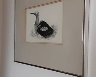 Original pencil drawings by resident.  Nice matting and frames.