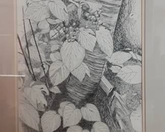 Original pencil drawing.  