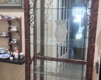 Lighted curio cabinet 