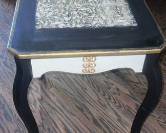 Hand painted end table
