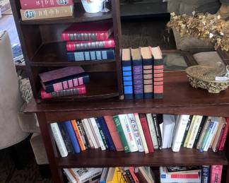 Books and bookshelves 