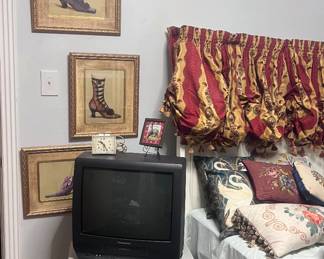 Matching hand painted nightstand 