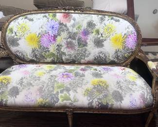Floral Grandmillennial styled couch 