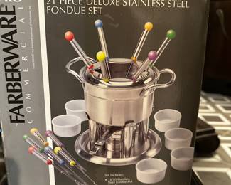 Fondue Set - stainless steel 