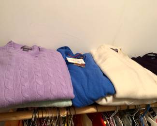 Cashmere sweaters