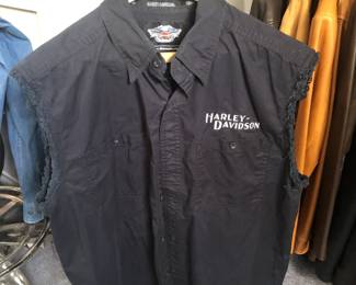 Harley and other biker sleeveless shirts