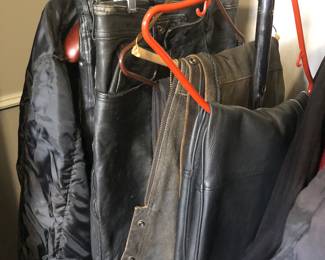 Harley leather pants