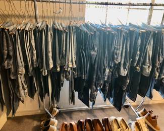 Huge selection of jeans