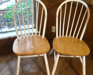 Pair of country chairs