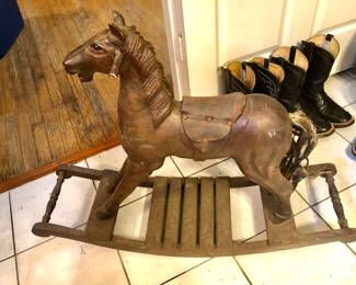 Vintage rocking horse