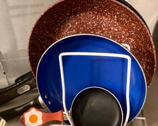 Large selection of skillets