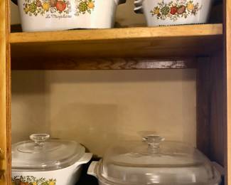 "Spice of Life" vintage Corning Ware