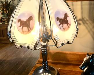 Horse touch lamp
