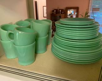 Jadeite dishes