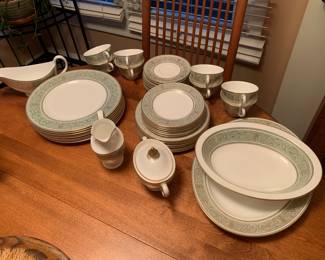 Beautiful set of Royal Doulton English Renaissance filagree china