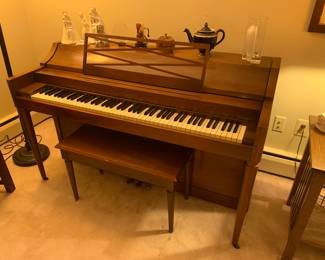 Upright piano in good condition