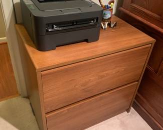 Filing cabinet, printer