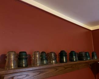 Glass insulator collection